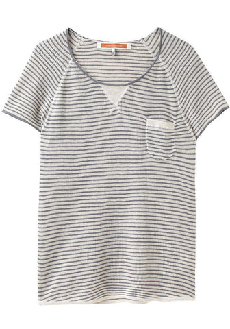 Border Knit Pullover