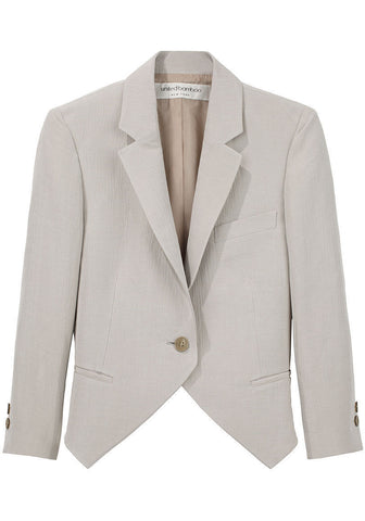 Cropped Notch Blazer