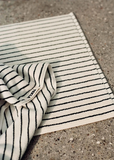 Striped Terry Bath Towel — Racing Green