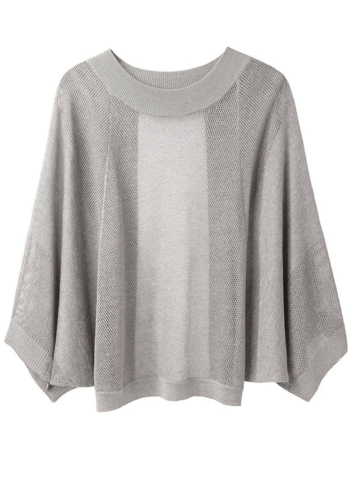 Backless Drop Needle Pullover