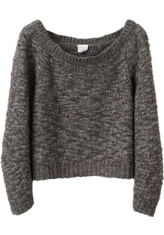 Vent Knit Sweater