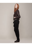 Belted Jersey Pant