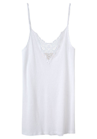 Crochet Lace Rib Tank