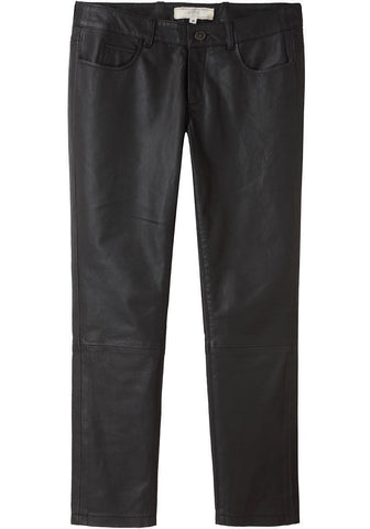 Cropped Leather Pant