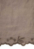 Embroidered Linen Skirt