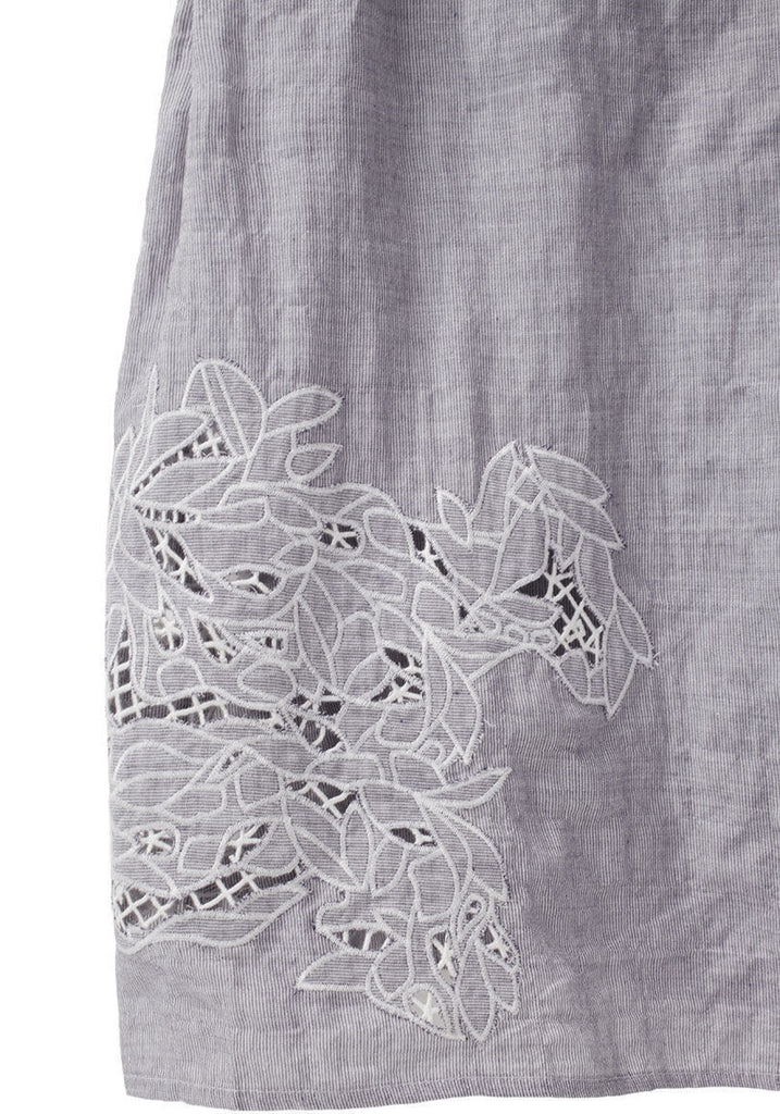 Embroidered V-Neck Dress