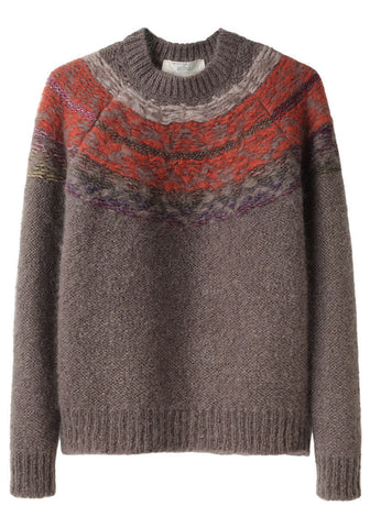 Jacquard Mohair Sweater
