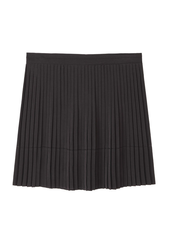 Pleated Crepe Skirt