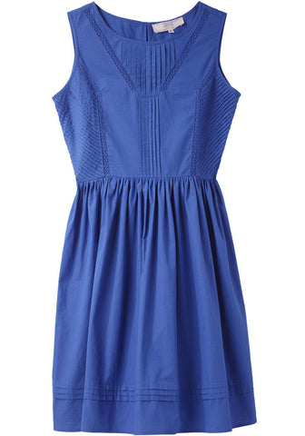 Pleated Sleeveless Dress