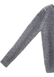 Textured Open Knit Pullover
