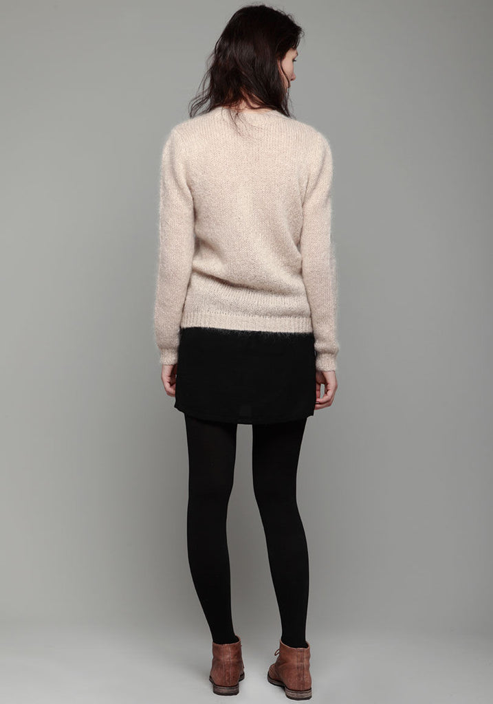 Combed Mohair Pullover