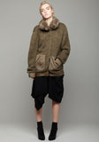 Combed Mohair Sweater Coat