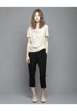 Cropped Crepe Pant