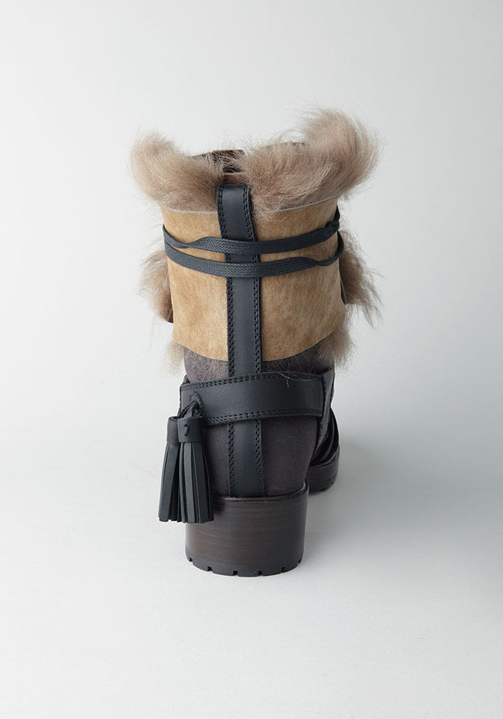 Fur Leather Boot