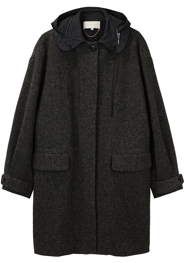 Harris Tweed Coat w/ Hood