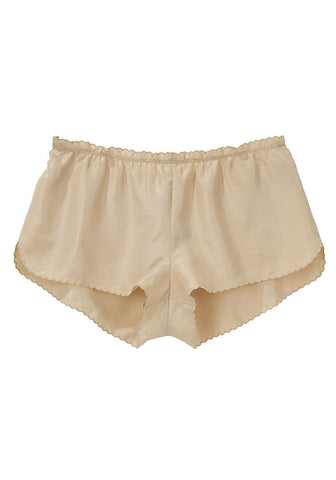 Scalloped Silk Brief