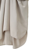 Silk Crepe V-Neck Dress