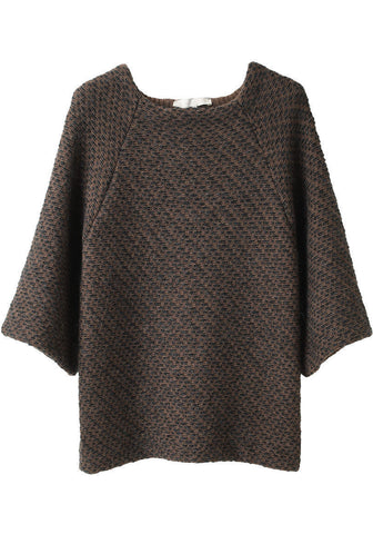 Stitched Boatneck Sweater