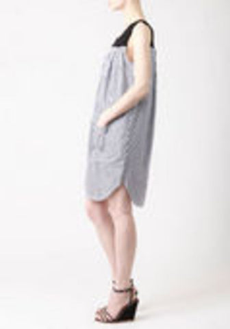 Striped Cotton Tank Dress