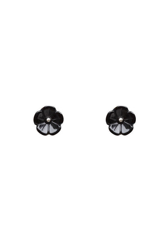 Onyx Post Earrings