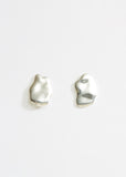 Egg White Quail Earrings