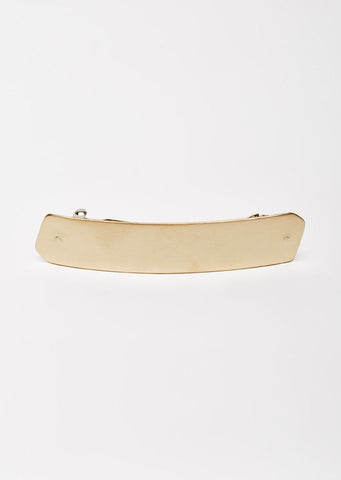 Brushed Brass Hair Clip