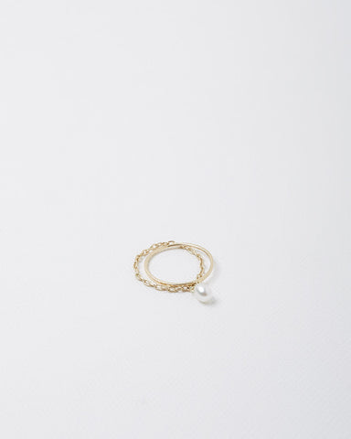 White Tahitian Pearl Ring