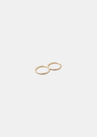 Rue de Diamant Double Ring