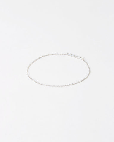 Silver Fine Round Bracelet
