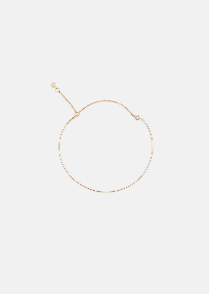 18K Rose Gold Wire Bracelet
