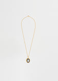 Gold Small Cameo Pendant Necklace