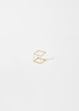 Small 3D Square Earring