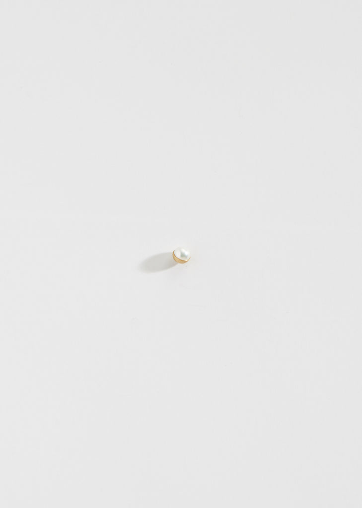 Medium Form Oval Single Earring