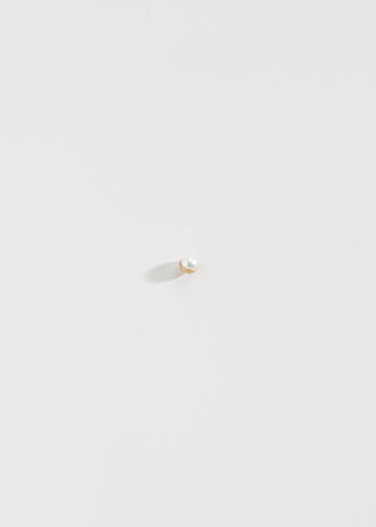 Medium Form Oval Single Earring