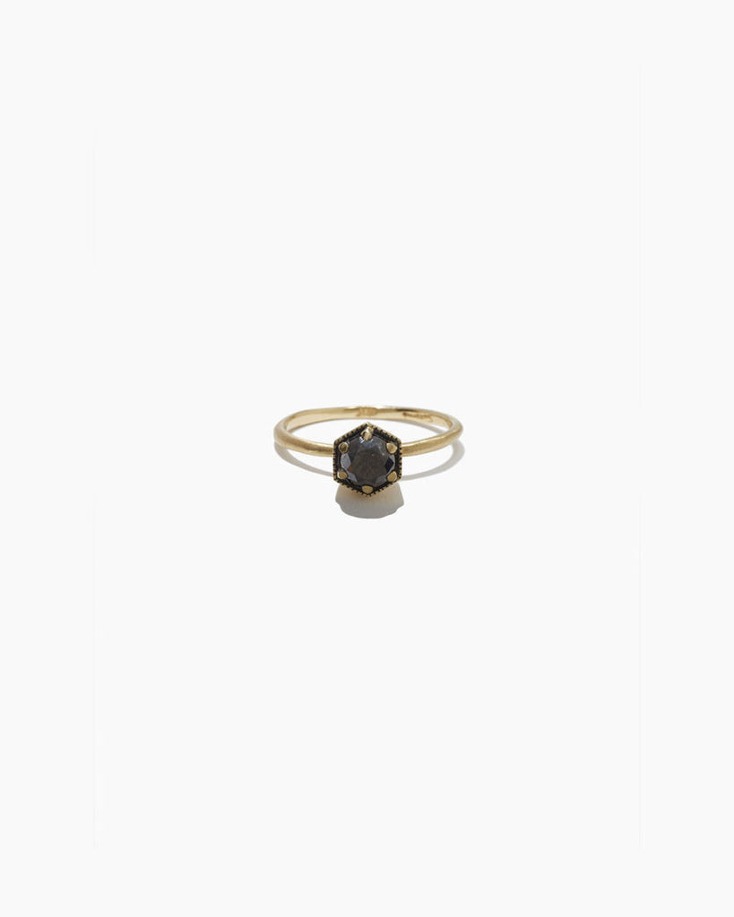Large Black Diamond Ring
