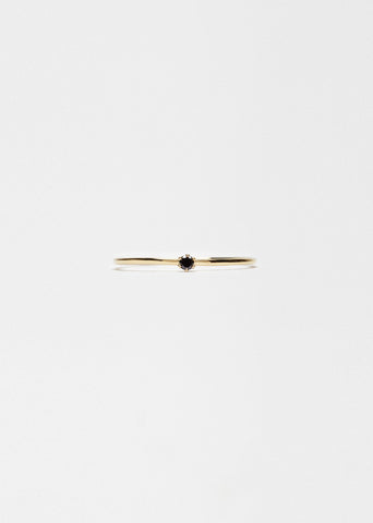 Baby Black Diamond Ring