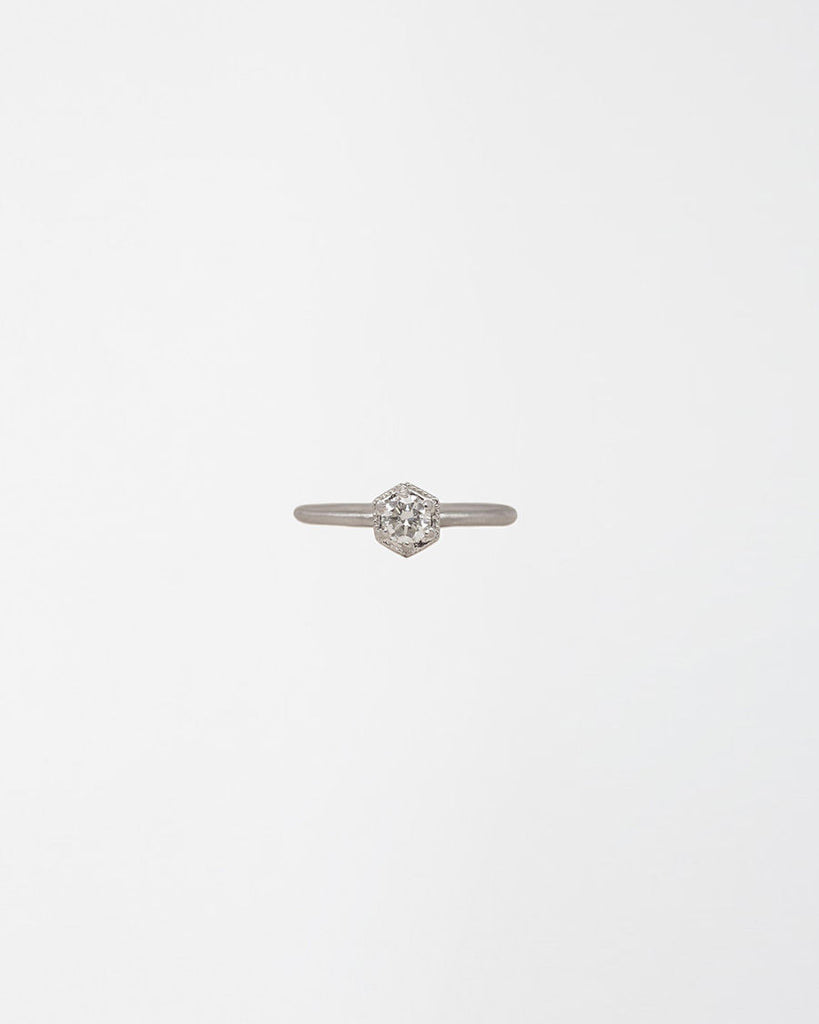 Platinum Diamond Soliatire Ring