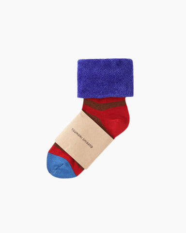 Stripe Fur Socks