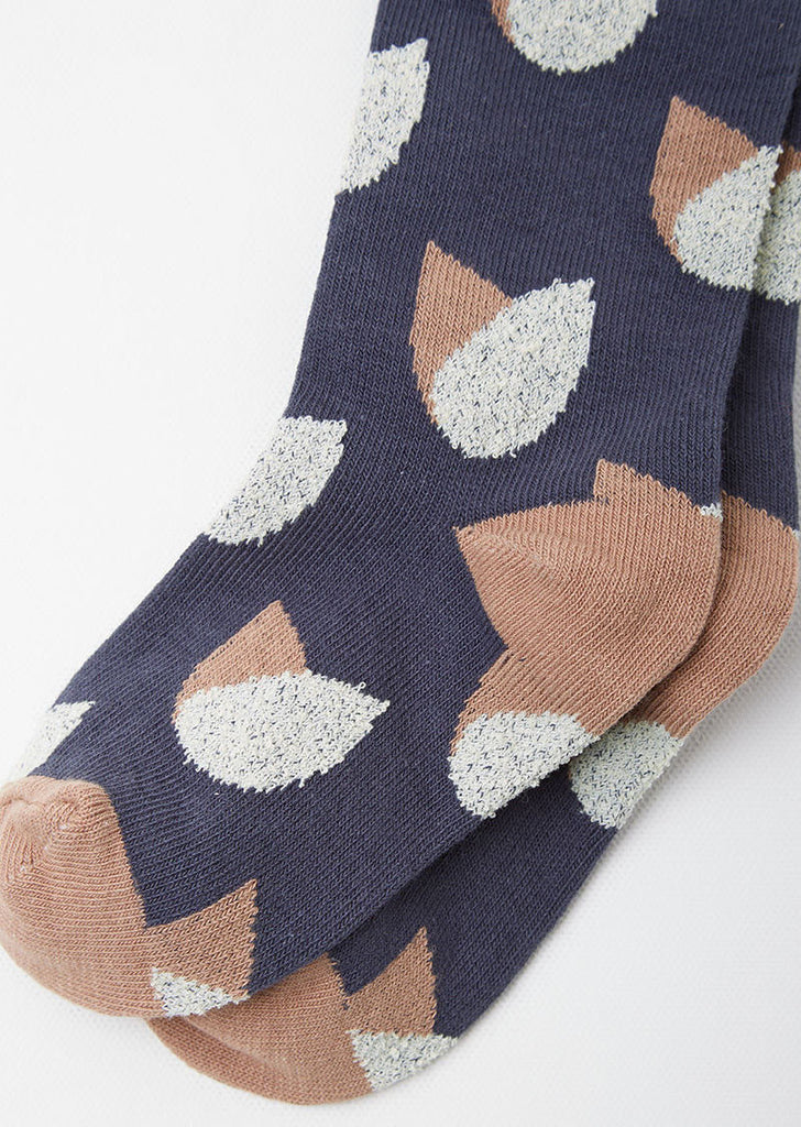 Floral Knee-High Sock