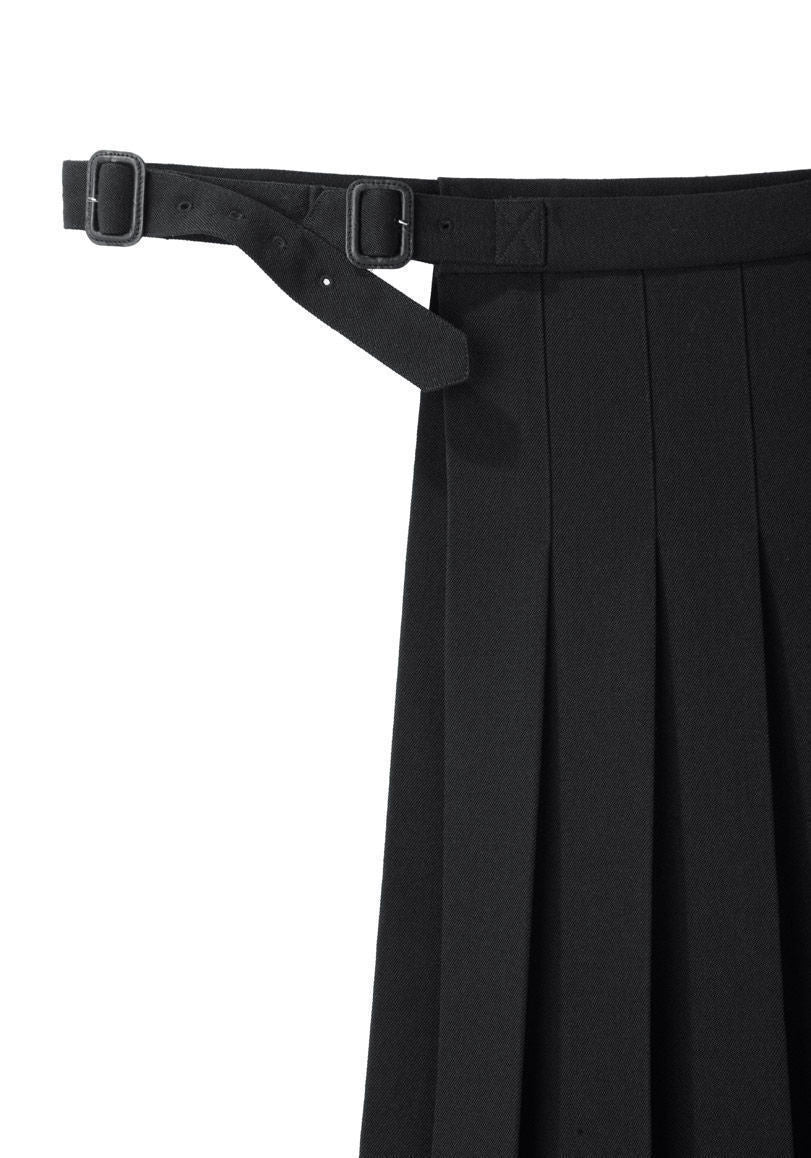 Pleated Wrap Skirt – La Garçonne