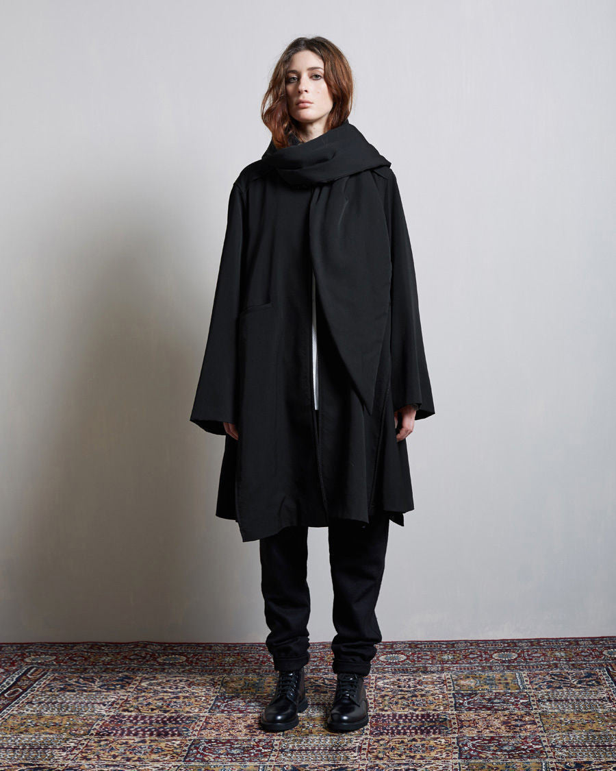 Side Hidden Flare Coat – La Garçonne