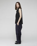 Embroidered Slouch Tuck Trouser