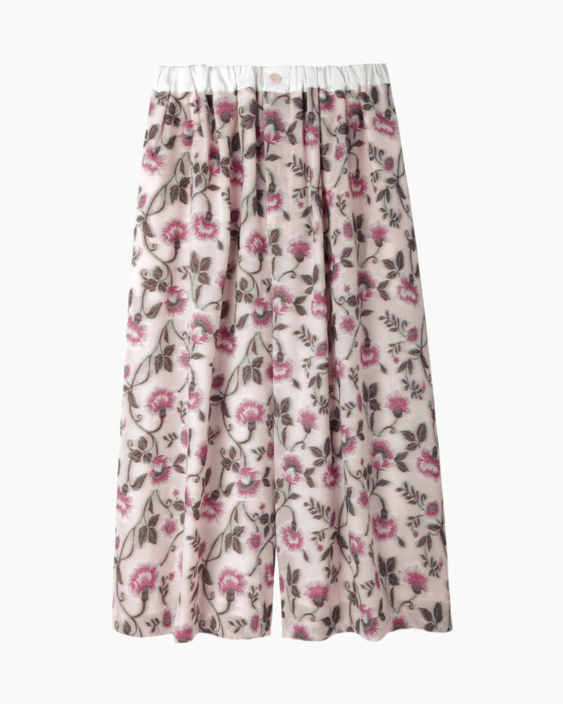 Floral Embroidered Big Pant