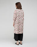 Floral Embroidered Robe Coat