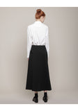 Long Gabardine Skirt