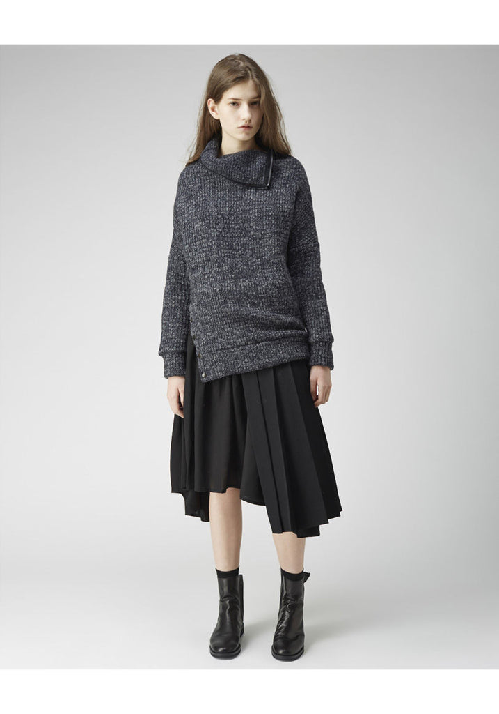 Marled Knit Pullover
