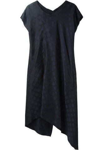 Open-Back Dot Dress