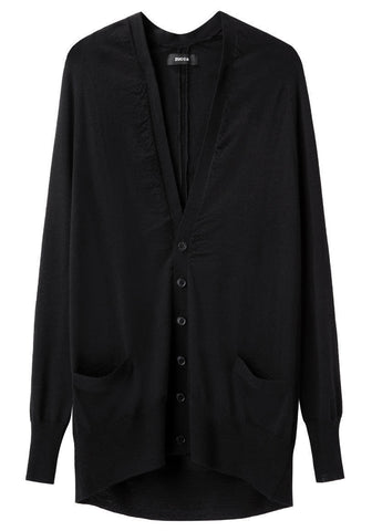 Cardigan with Ruched Detail
