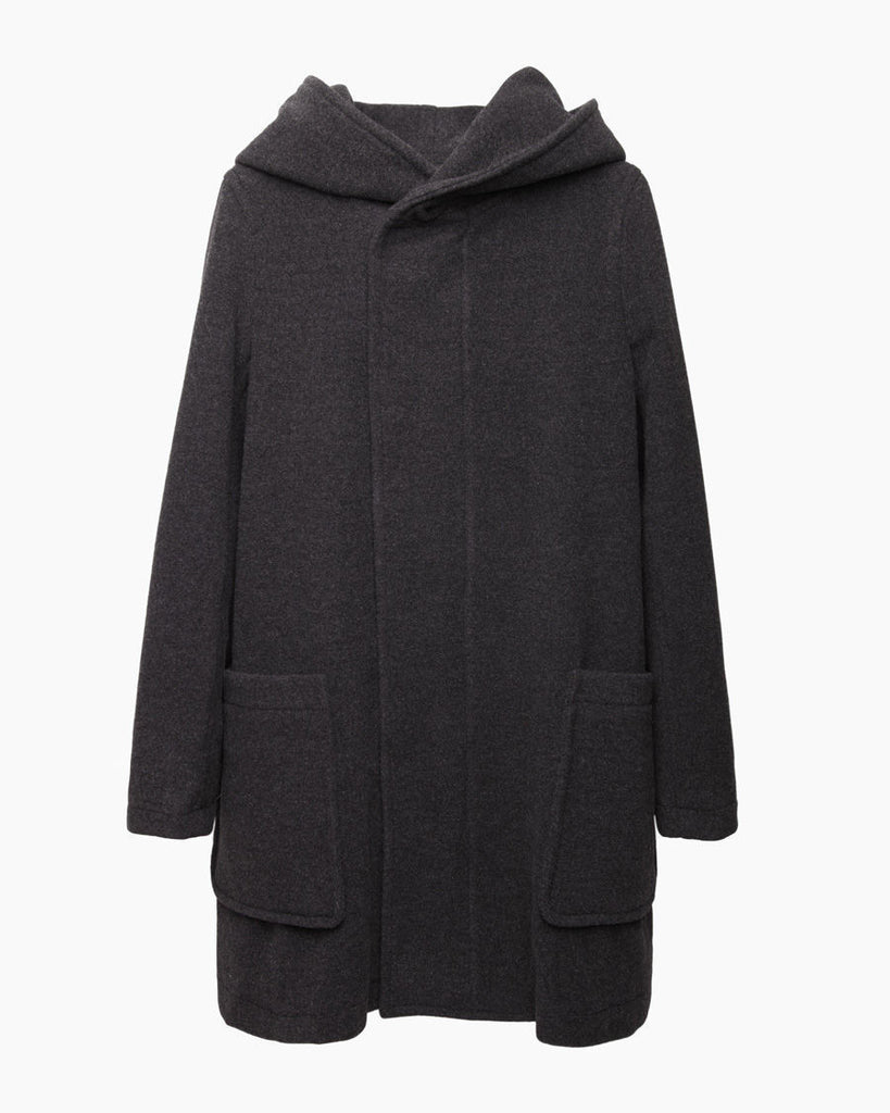 Hooded Wool Coat