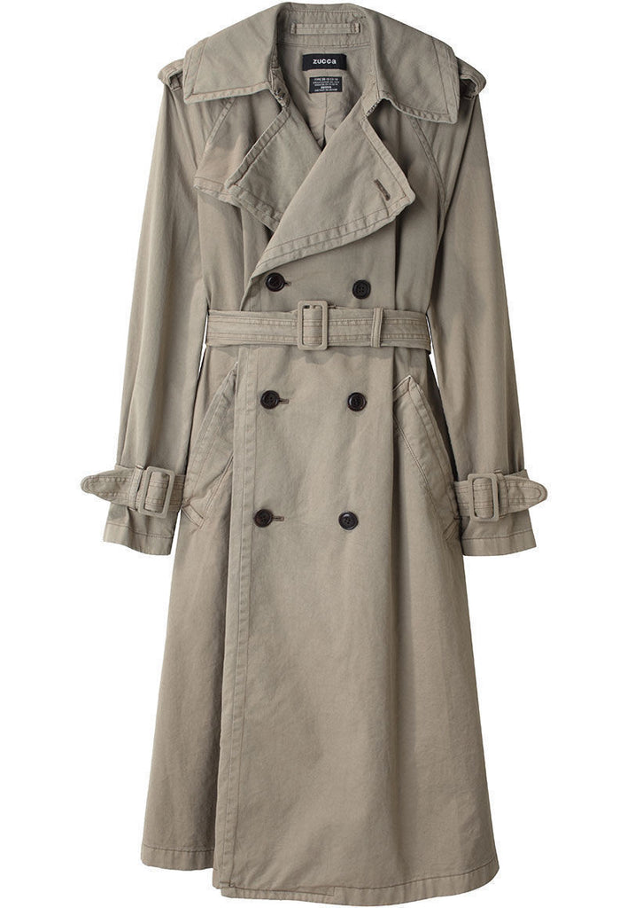 Washed Cotton Trench